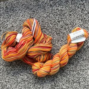 Koigu Panter’s Palette Painted Yarn - Orange Multi Made In Canada